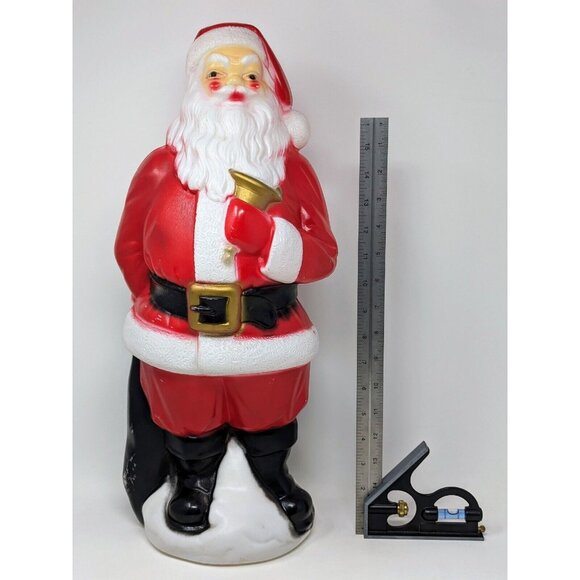VTG 1969 Empire Santa Claus Lighted Blow Mold w/ Bell & Sack 19” ~ Made In USA - Picture 12 of 12